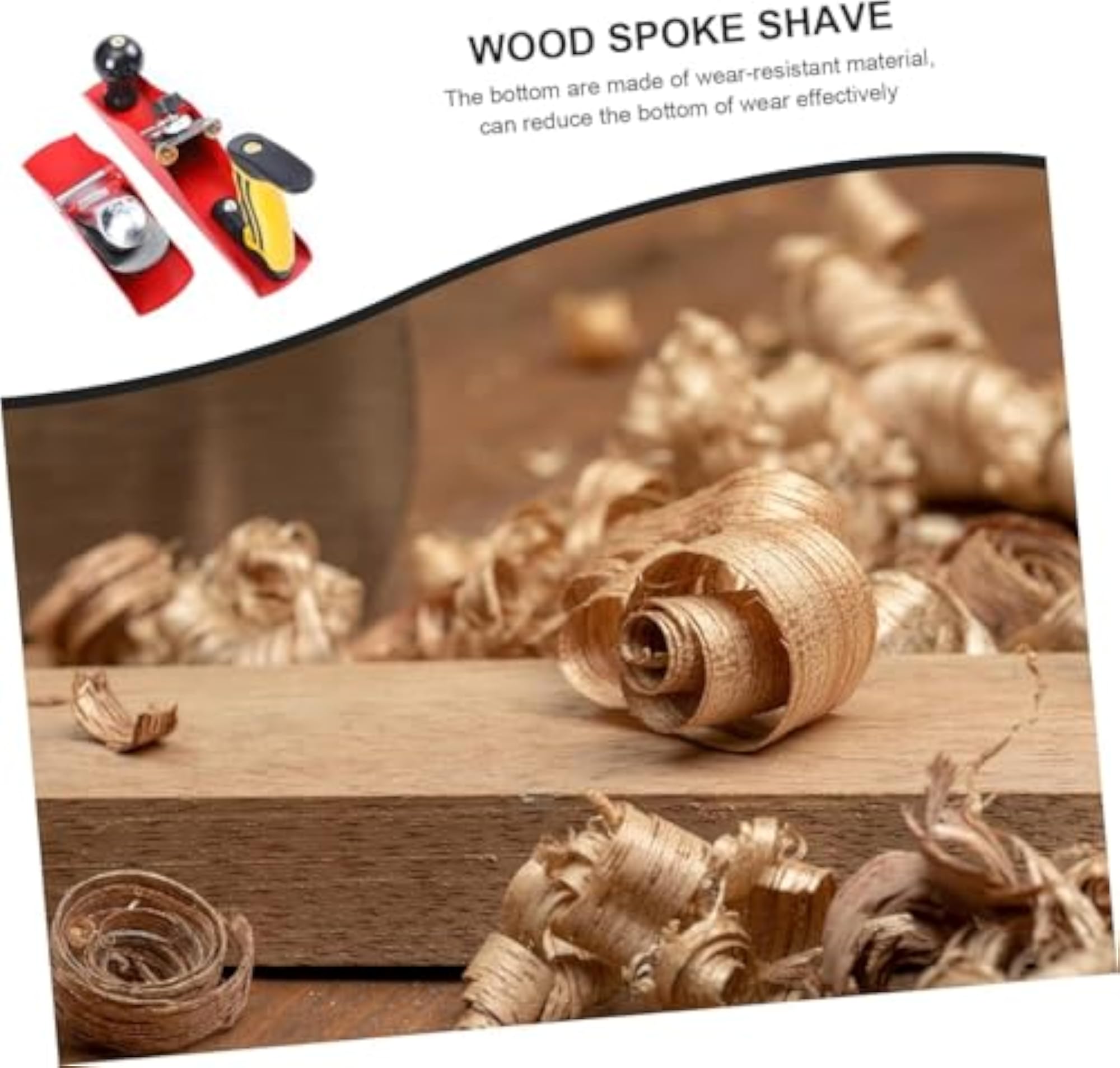 Wood Hand Planer 2 Pcs Set with 1inch 3/4 Tip Blade